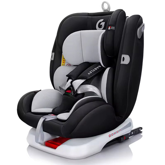 CE Certified 360 Degree Rotating Baby Car Seat 0-12 Years Group 0+1+2+3 HDPE Convertible Child Safety Seat 36KG