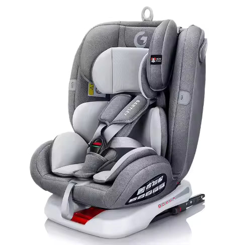 CE Certified 360 Degree Rotating Baby Car Seat 0-12 Years Group 0+1+2+3 HDPE Convertible Child Safety Seat 36KG