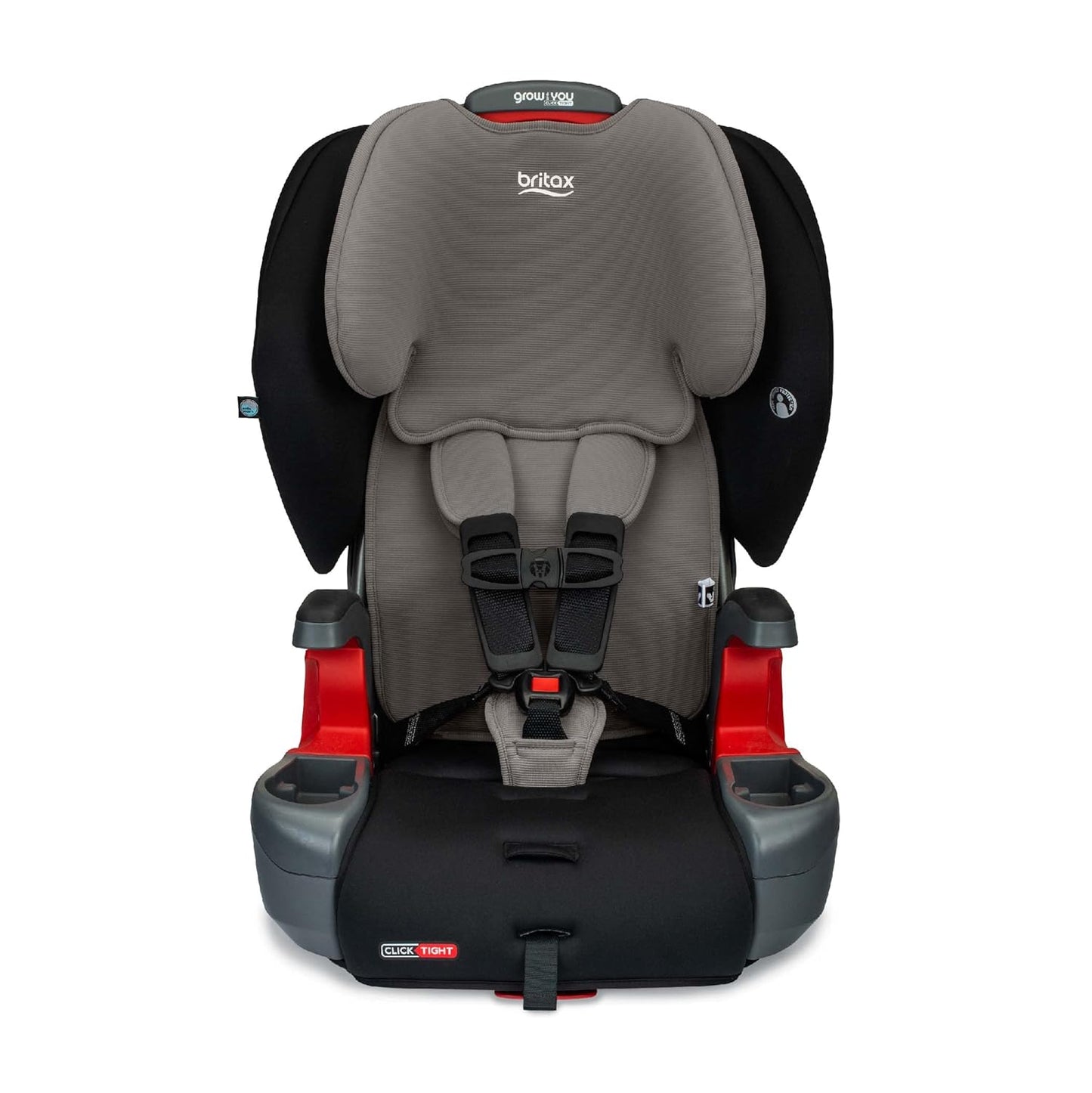 Grow with You ClickTight Harness-2-Booster Car Seat, 2-in-1 High Back Booster, Gray Contour