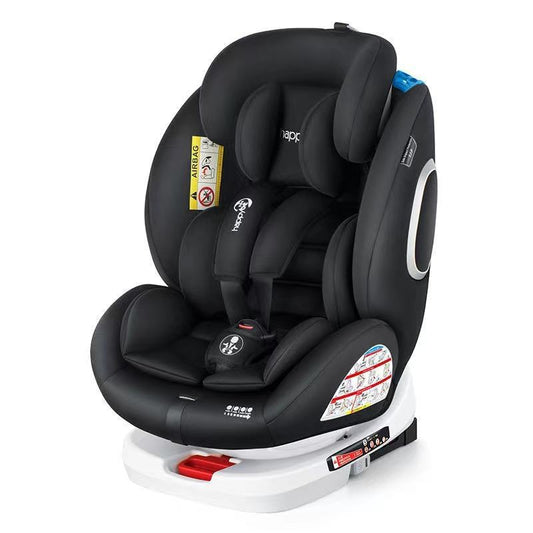 360-degree Rotating Integrated Fixed Child Car Safety Seat, with Adjustable Inclination Angle