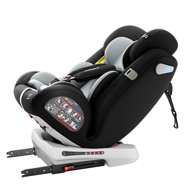 CE Certified 360 Degree Rotating Baby Car Seat 0-12 Years Group 0+1+2+3 HDPE Convertible Child Safety Seat 36KG