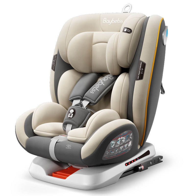 CE Certified 360 Degree Rotating Baby Car Seat 0-12 Years Group 0+1+2+3 HDPE Convertible Child Safety Seat 36KG