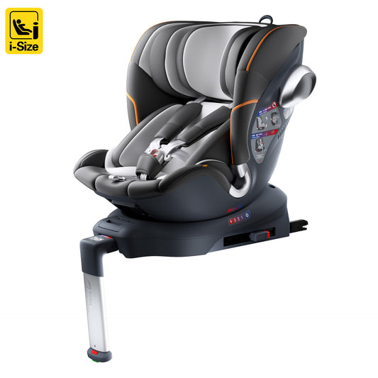 LB-939 Child Safety Seat for Cars for Babies 0-4-12 Years 360-Degree Rotation 0-36KG Load Capacity