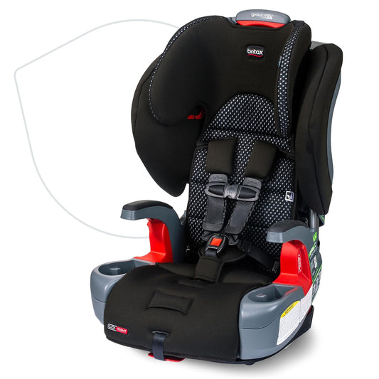 Grow with You ClickTight Harness-2-Booster Car Seat, 2-in-1 High Back Booster, Gray Contour