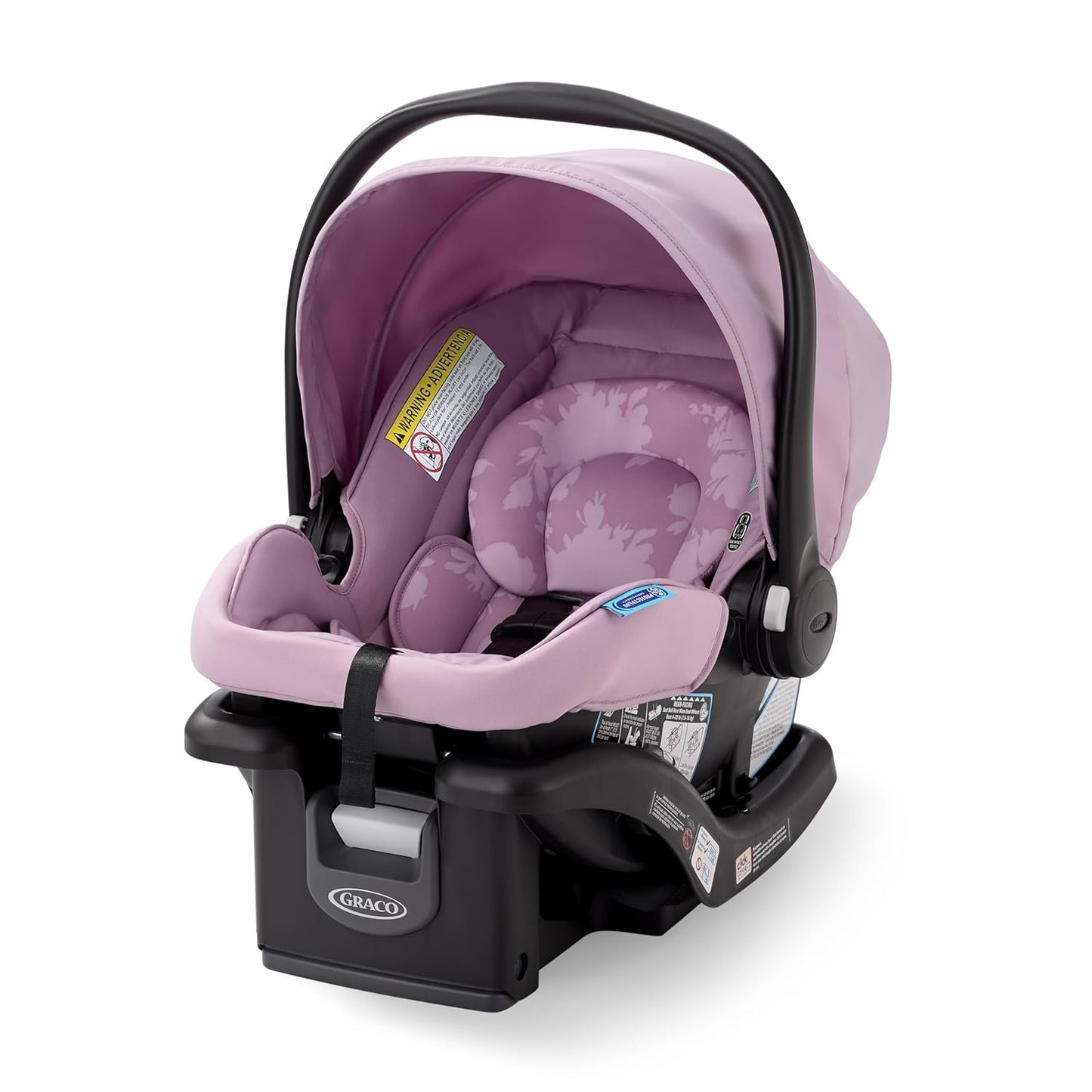 SnugRide Lite LX Infant Car Seat, Lightweight Rear-Facing Seat for Babies 4–30 lb, 4-Position Adjustable Base, LATCH Installation & ProtectPlus Engineered, Studio