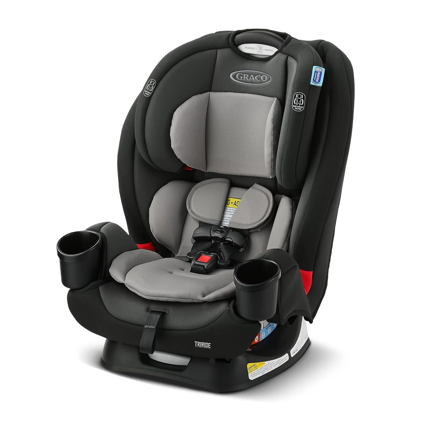3-in-1 Reclining Car Seat, Kipling - Rear & Forward Facing Car Seat, Highback Booster, Adjustable Headrest
